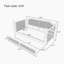 Lit de jour en rotin avec couchette-1350320140-1350320141
