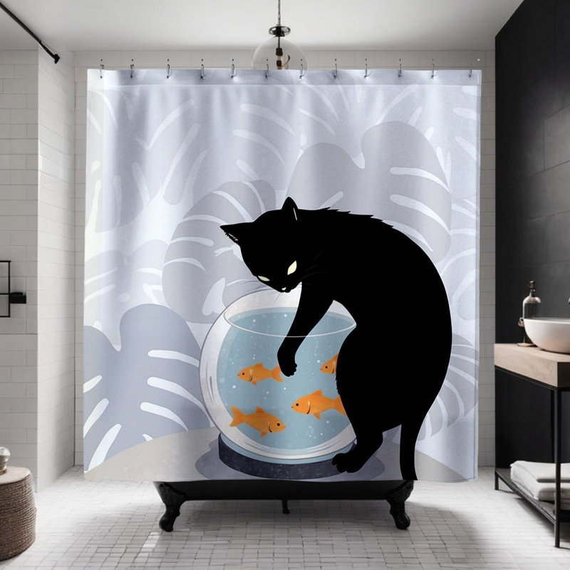 Katt Shower Curtain