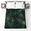 Dark Green Abstract Texture Quilted Bedspread All Sizes-128700193