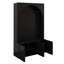 Arched Mudroon Coat Rack With Storage Bench, Hall Tree With 4 Hooks, Entryway Bench With 3 Cabinets And Adjustable Shelves-616773905