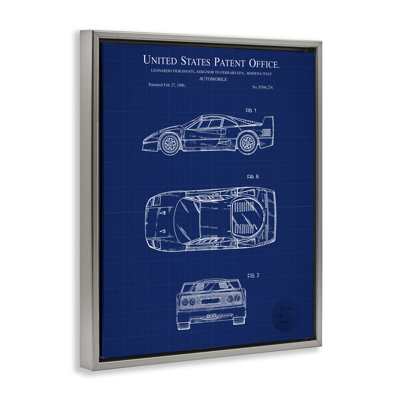 Art automobile, "Blue car" par Charles Hronek