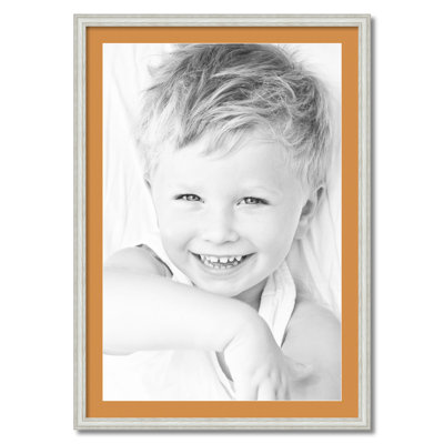 Wood Matte Picture Frame with Mat