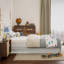 Lit plateforme en bois massif Lamari avec pied de lit et lit gigogne-2020591144-2020591148