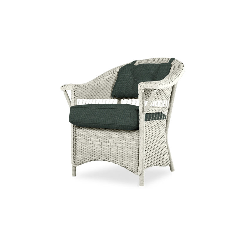 Nantucket Outdoor Dining Armchair, Friendly Flax, Linen