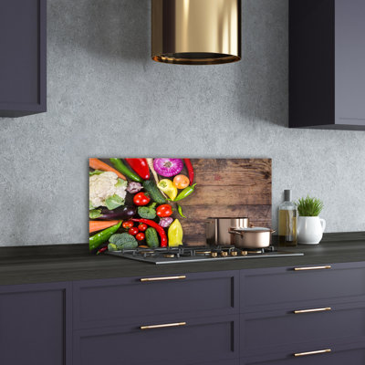 Baisden 50cm W x 100cm L Glass Peel and Stick Panel