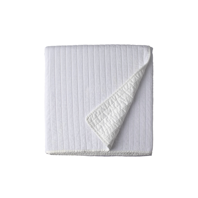 Aria Coverlet, White, Queen Coverlet