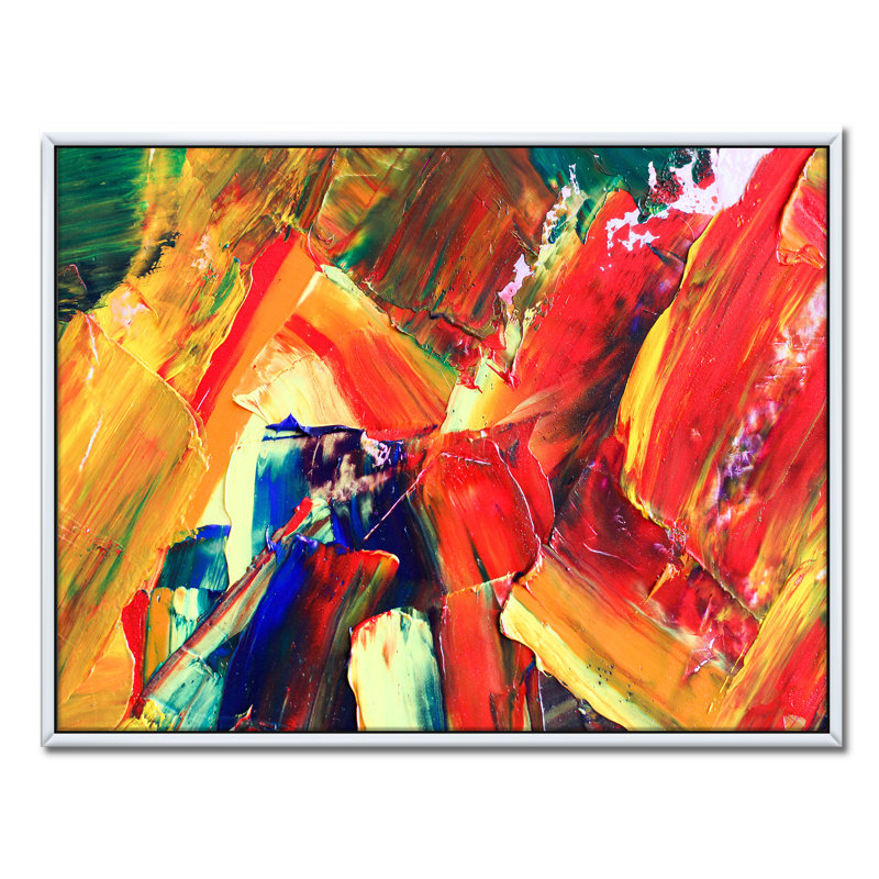 Exploration - reproduction d'art sur toile, Toile blanche encadrée, H 12 po x l 20 po x p 1 po