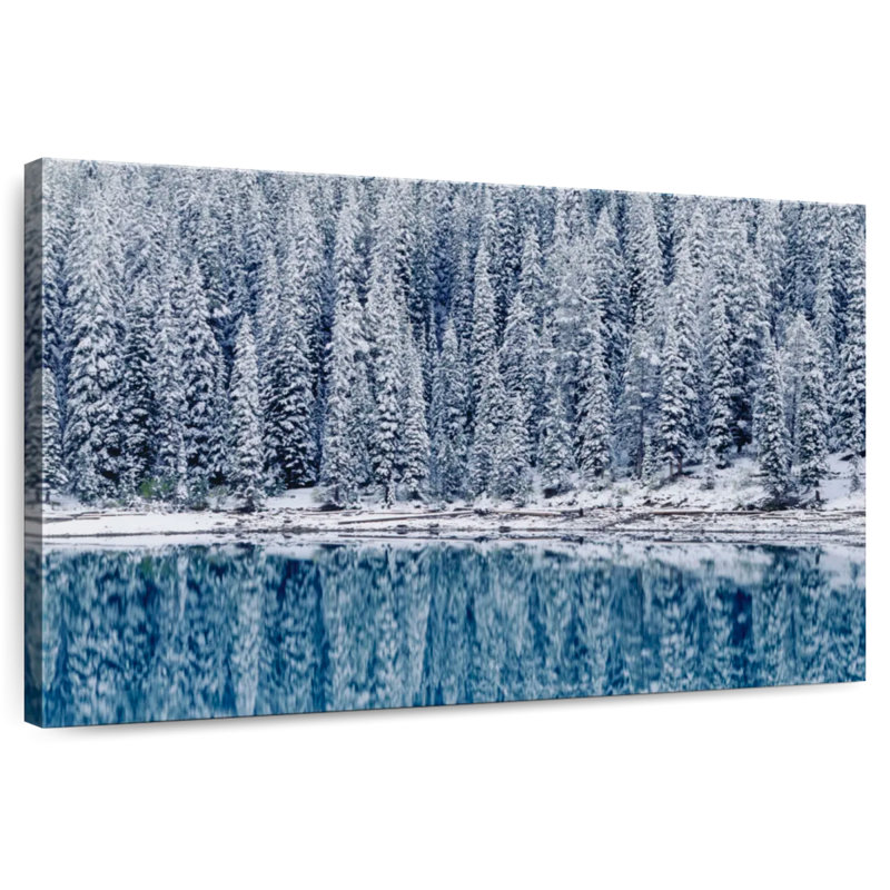 Moraine Lake Winter Reflection