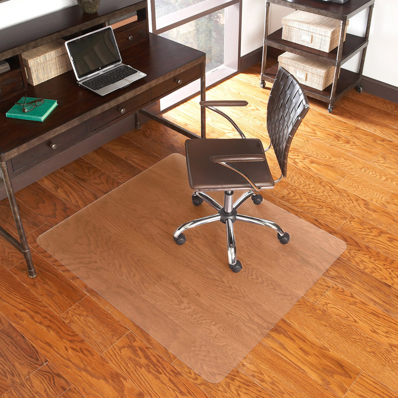 Tapis de chaise rigide 36 po x 48 po avec dessus résistant aux éraflures et dessous à motif Baisden
