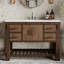 Bromley 48" Single Bathroom Vanity with Quartz Top-112954145
