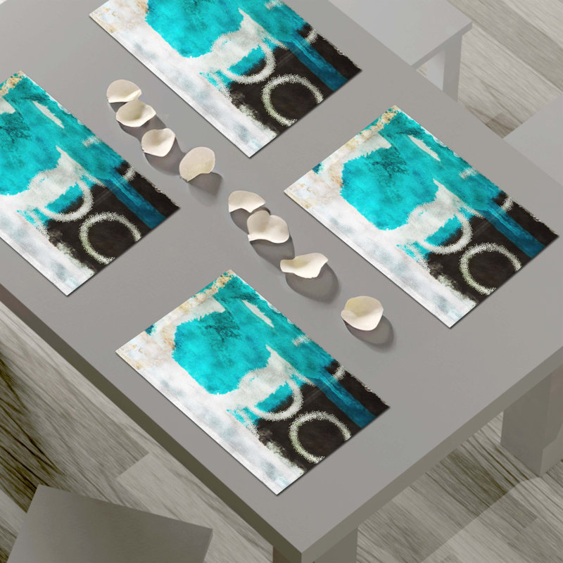 Napperon abstrait en polyester