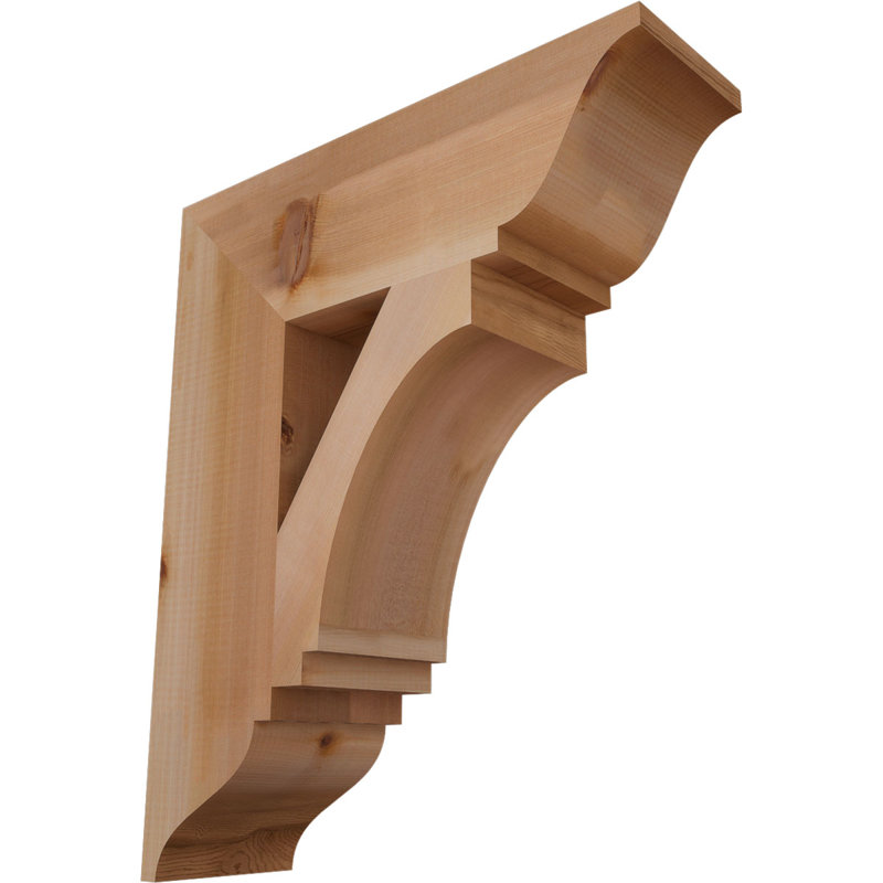 Imperial Traditional Bracket, 24" H x 5.5" W x 20" D, Western Red Cedar (Smooth)