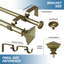 Signorelli Adjustable 0.63'' Double Curtain Rod-911555266-911555264