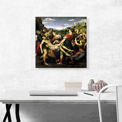 «The Deposition 1507» par Raphael, reproduction d'art sur toile tendue