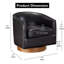 Fauteuil demi-tonneau pivotant Maisy-898925805