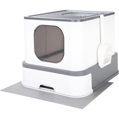 Maumee Plastic Self-Cleaning Litter Box