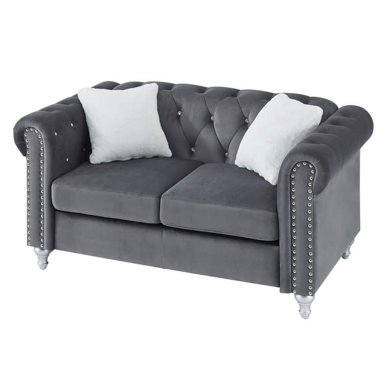 Modern Grey Loveseat For Cozy Interiors