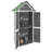 Cacapon 3 ft. W x 1 ft. D Solid Wood Overlap Apex Tool Shed-2025415733