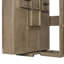 Grand lit escamotable peu encombrant, bois MDF gris, style moderne pour les petits bureaux à domicile