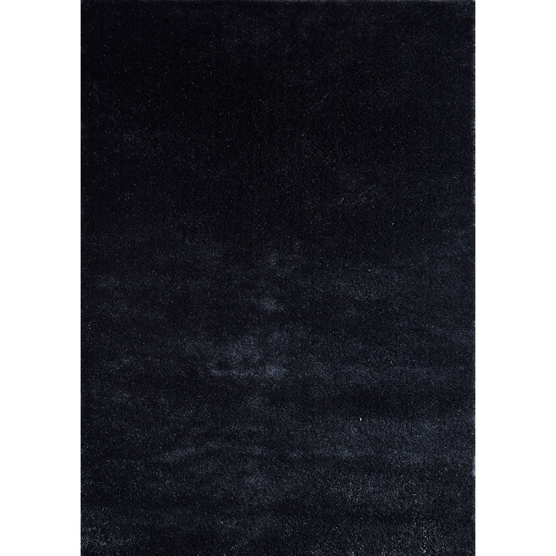 Tapis touffeté à la main Fuzzy Shaggy, Rectangulaire 2 pi x 3 pi