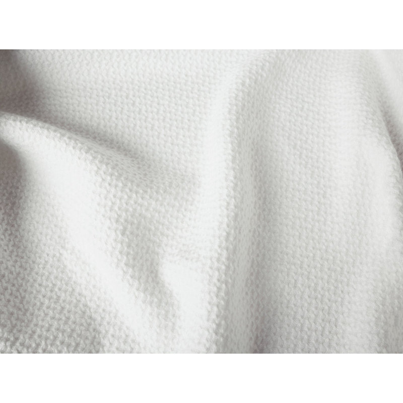 Classic Organic Cotton Blanket, 92" L x 90" W, Alpine White
