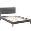 Lit plateforme Virginia avec pieds fuselés carrés-27773078-27773077