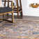 Windmere Traditional Oriental Medallion Rust/Brick/Navy Area Rug