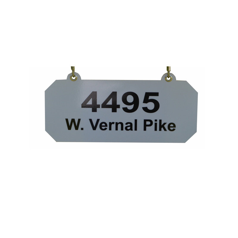 Plaque d’adresse de rechange, Oui