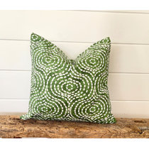 Santa Cruz Collection: Boho Outdoor Pillow / Green Batik Pillow / Bohemian  Outdoor Pillow / Boho Home Decor / Green Bohemian Pillow Cover