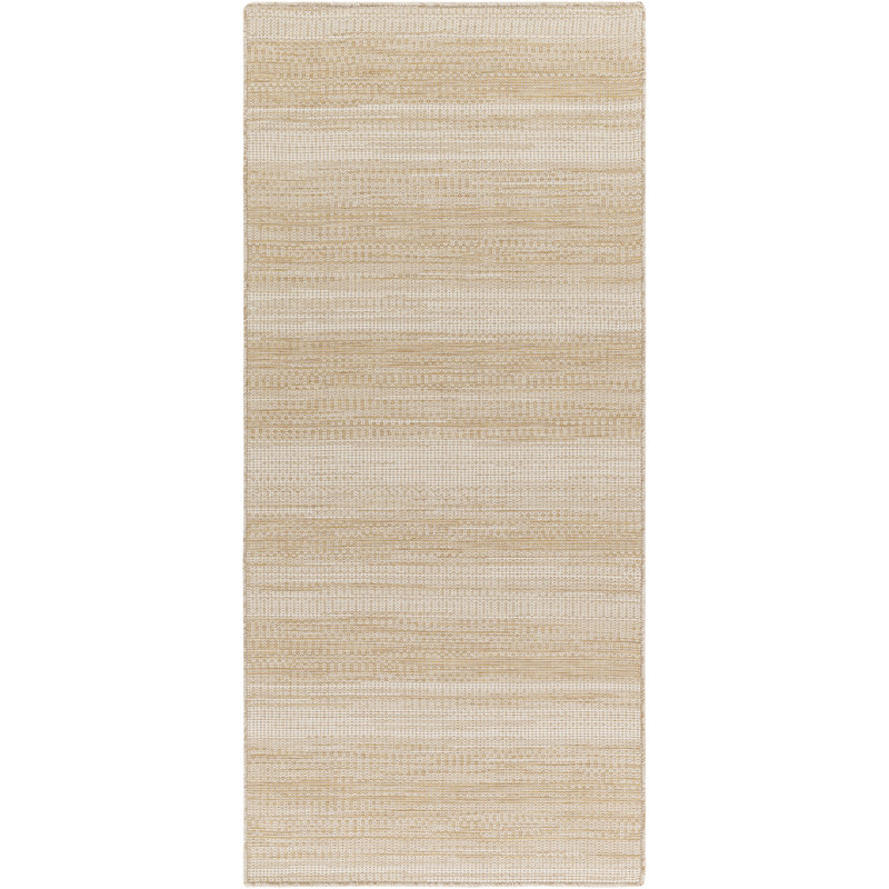 Tapis intérieur / extérieur en polypropylène tissé à la machine Oshra, Rectangle 8 pi 11 po x 12 pi