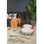 Plants Hand Tufted Cotton Floral Area Rug in Natural/Terracota/Mustard/Green-134519589