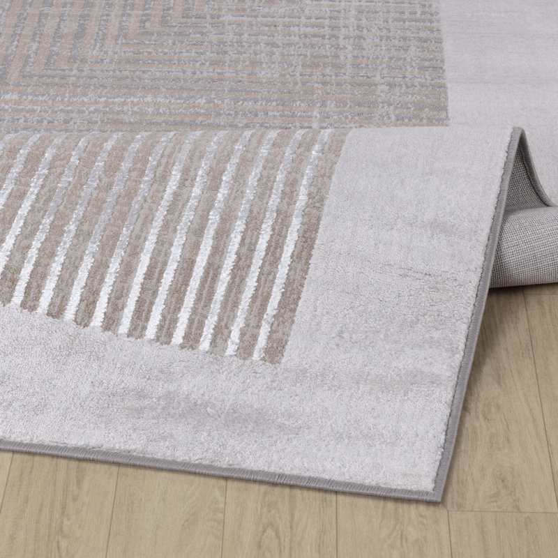 Striped Area Rug, Rectangle 160 x 213cm