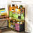 75" L-Shaped Gaming Desk with Hutch, LED Lights & Power Outlets – Corner Desk with Pegboard, Drawers, Storage Shelves and Monitor Stand-442495145