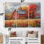 Autumn Red Barn Breeze I - Ensemble d'art mural de grange-1985912851-1985912854
