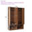 78.7"H Hall Tree with Bench and Storage Cabinet-587678593