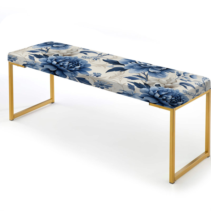 Banc rembourré or, Coastal Tranquillity Victorian Pattern