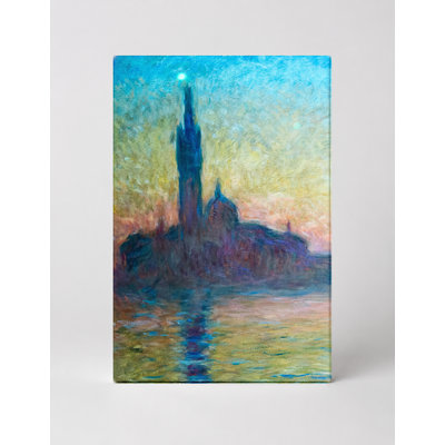 San Giorgio Maggior at Dusk (1908) - Portrait, art mural sur toile