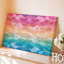 Toile «Un ciel de rêve vibrant» rempli de doux nuages tourbillonnants dans un art mural-322377134