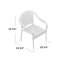 Fauteuils de salle à manger d'extérieur Aldonija-352667896