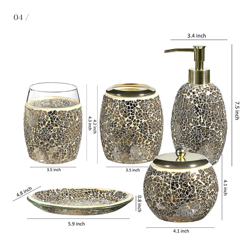 Bhawna Bathroom Accessory Set