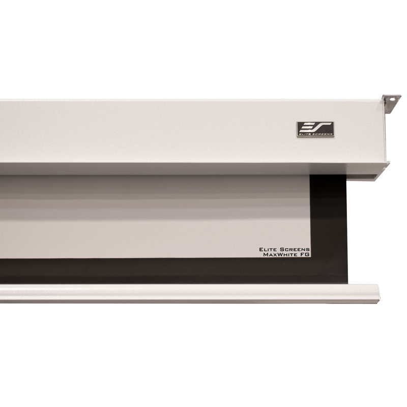 Écran de projecteur électrique encastré Evanesce B Series, H 58,8 po x l 104,6 po