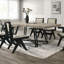 Ensemble de salle à manger rectangulaire en bois -1076662829-1076662830