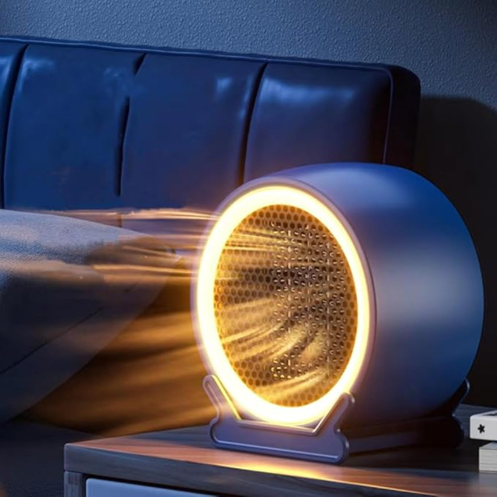 BUILTCO Portable Indoor Electric Space Heater, 1200W/800W Safe And ...