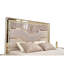Grand lit tapissier de style moderne