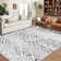 Machine Washable Rug Indoor Soft Rugs for Living Room Non Slip Accent Carpet Boho Rug Vintage Rug Ultra-Thin Low Pile Floor Cover for Bedroom Dining Room Nursery Home Office Playroom