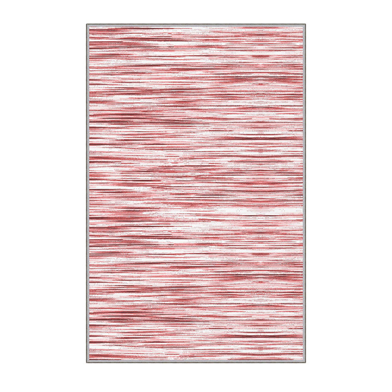 Élégant tapis imprimé en 3D, 4,6 x 7,2 pi | 100% polyester, hauteur des poils de 0,31 po, antibactérien | Revers en PVC antidérapant, lavable à la machine, parfait pour le salon ou la chambre à coucher, design durable et élégant
