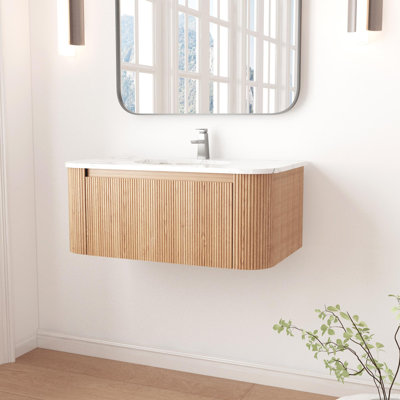 Meuble-lavabo moderne flottant