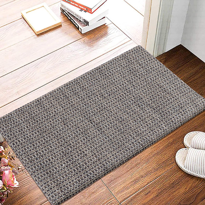 Luxurious Woven Cotton Cushioned Thiclk Kitchen Mat Rug - Anti-Fatigue, Anti-Skid, - 18''X30'', Brown