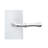 Bravura 931-8 Huntsville Passage Lever on Rectangular Contemporary Rose in Satin Nickel-124613663