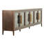 Buffet brun foncé 6 portes Toccoa